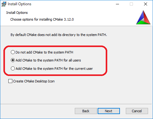 cmake install not copying files